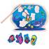 Baby puzzle vkládačka magnetické akvárium set s prutem
