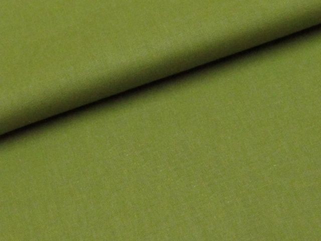 Metráž bavlna š.240 cm - olivově zelená