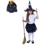 Karnevalový kostým halloween čarodějnice sukýnka tutu + klobouk