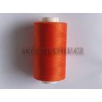 Polyesterová šicí nit - pomerančová oranž 5402