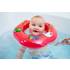 Baby nákrčník plavací kruh Flipper červený nafukovací podpěra hlavy