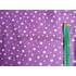 Bavlněná látka metráž šíře 240 cm - Hvězdičky na fialové