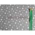 Bavlněná látka metráž šíře 240 cm - Hvězdičky na šedé