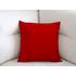 Bavlněný povlak na polštář - sytě červená