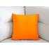 Bavlněný povlak na polštář - sytě oranžová
