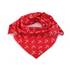 Bavlněný šátek kotvy na červené