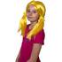 Dětská paruka Lollipopz Annie žlutá umělé vlasy