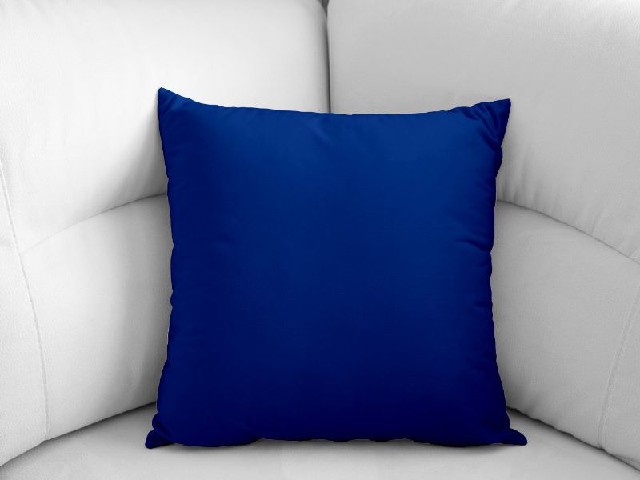 Bavlněný povlak na polštář - královsky modrá