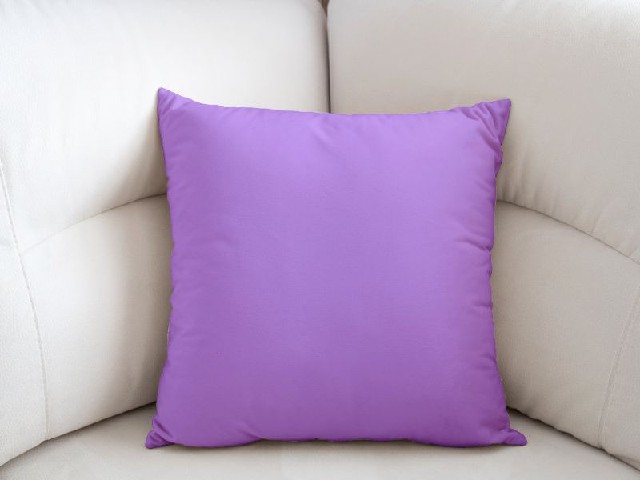 Bavlněný povlak na polštář - světle fialová