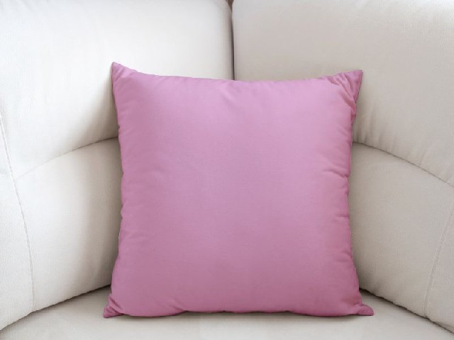 Bavlněný povlak na polštář - světle růžová