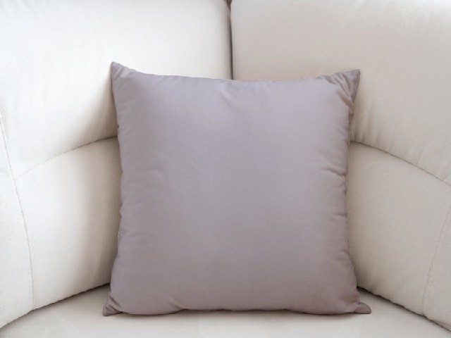 Bavlněný povlak na polštář - světle šedá