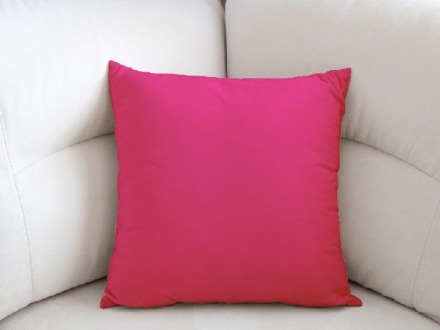 Bavlněný povlak na polštář - tmavě malinová