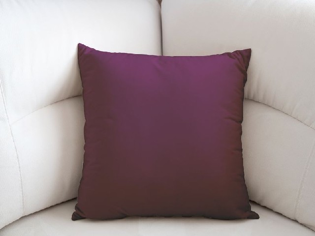 Bavlněný povlak na polštář - tmavě vínová