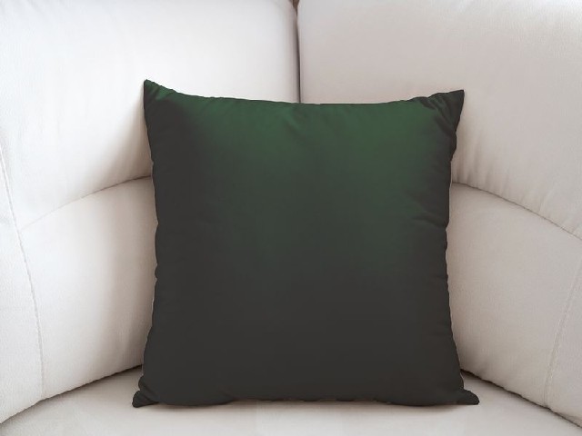 Bavlněný povlak na polštář - tmavě zelená lesní