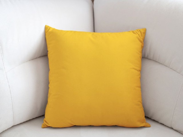 Bavlněný povlak na polštář - žlutooranžová