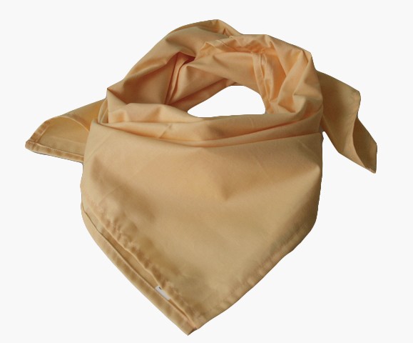 Bavlněný šátek - barva béžová tělová