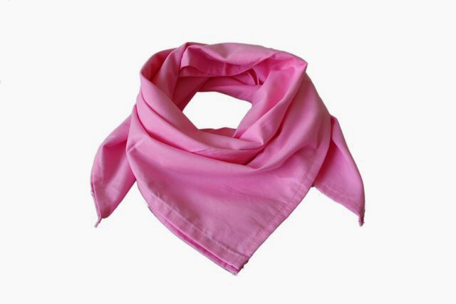 Bavlněný šátek - barva starorůžová
