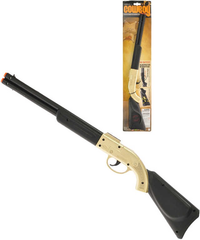 Dětská kovbojská puška (flinta) klapací 50cm