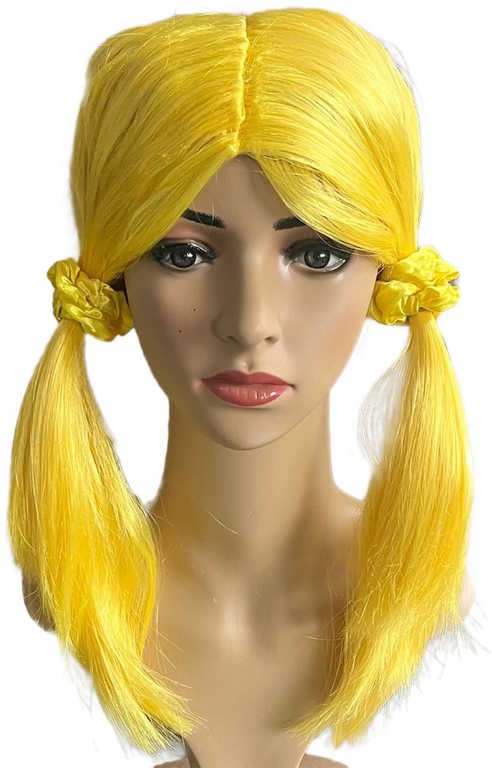 Dětská paruka Lollipopz Annie žlutá umělé vlasy