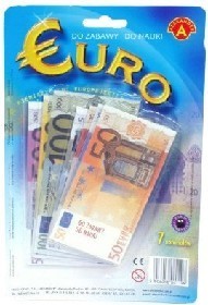 Dětské peníze EURO bankovky set 119 ks
