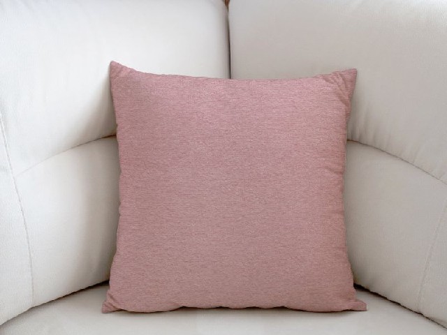 Froté povlak na polštář - růžová (pudrová)