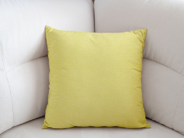 Froté povlak na polštář - světle žlutá