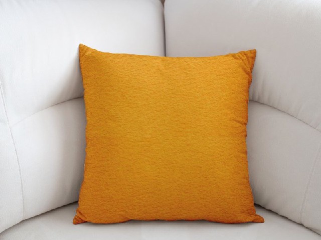 Froté povlak na polštář - žlutooranžová