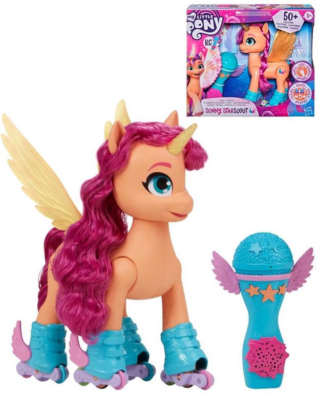 HASBRO My Little Pony Sunny na bruslích zpívá a bruslí na baterie