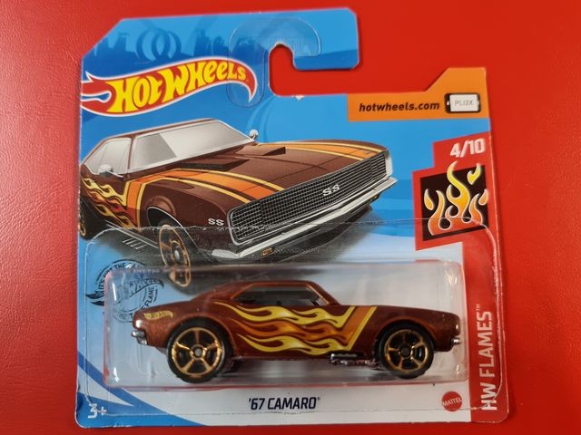 Hot Wheels angličák 67 Camaro, HW Flames 4/10