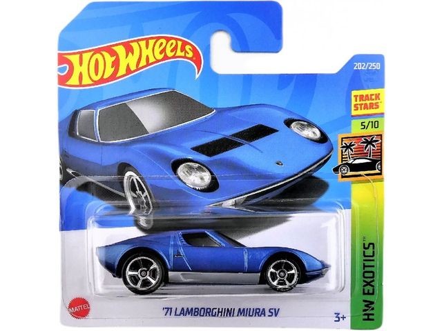 Hot Wheels angličák ´71 Lamborghini Miura SV, HW Exotics 5/10