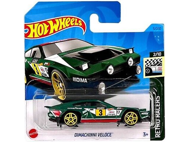 Hot Wheels angličák Dimachinni Veloce, Retro Racers 2/10