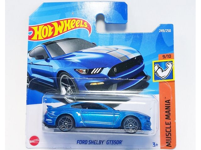 Hot Wheels angličák Ford Shelby GT350R, Muscle Mania 9/10