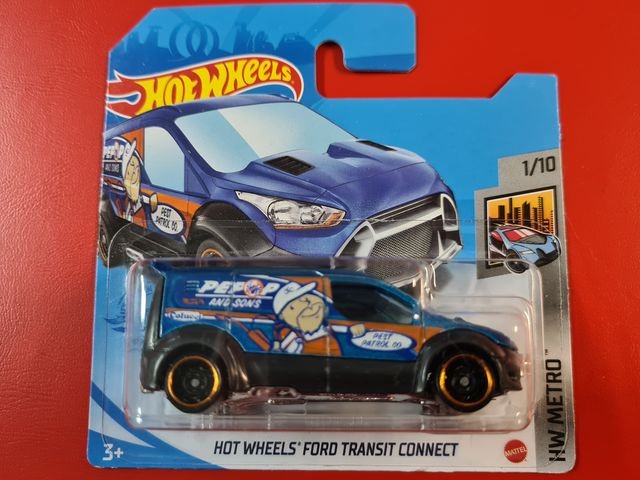 Hot Wheels angličák Ford Transit Connect, HW Metro 1/10