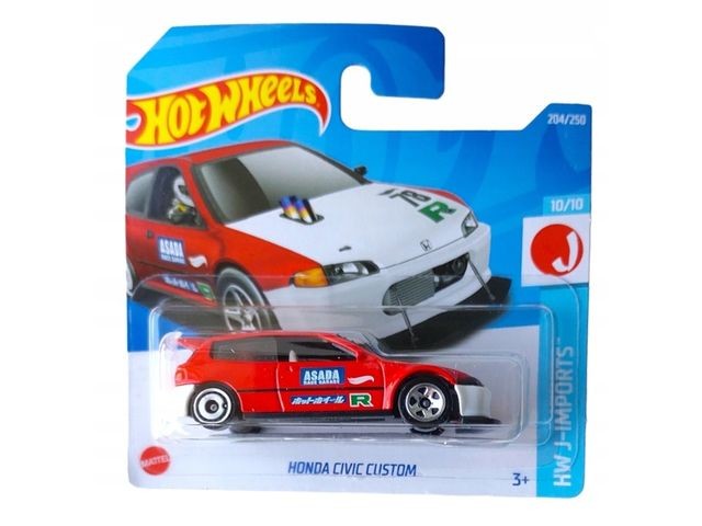 Hot Wheels angličák Honda Civic Custom, HW J-Imports 10/10