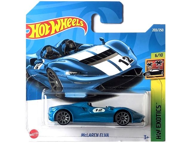 Hot Wheels angličák McLaren Elva - HW Exotics 6/10