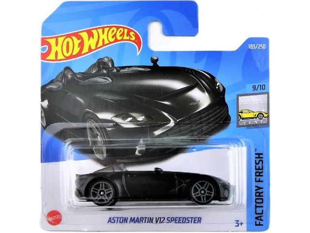 Hot Wheels Aston Martin V12 Speedster, Factory Fresh 9/10