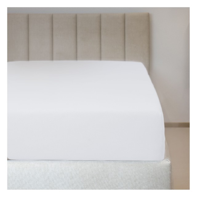 Jersey prostěradlo s lycrou č.1 bílá