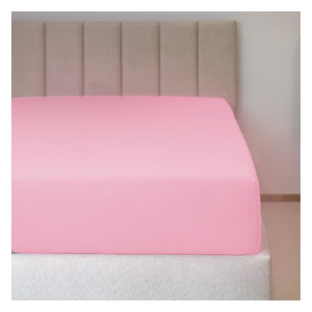 Jersey prostěradlo s lycrou č.11 světle růžová