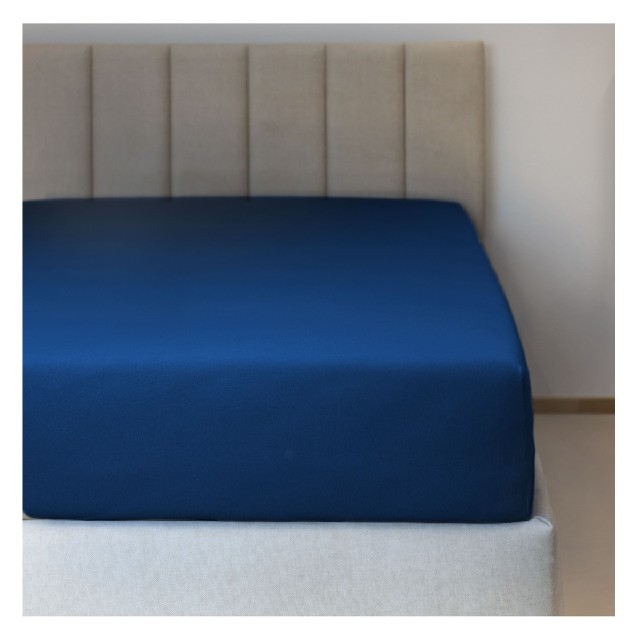 Jersey prostěradlo s lycrou č.29 královsky modrá