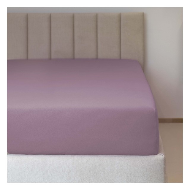 Jersey prostěradlo s lycrou č.63 šeříková