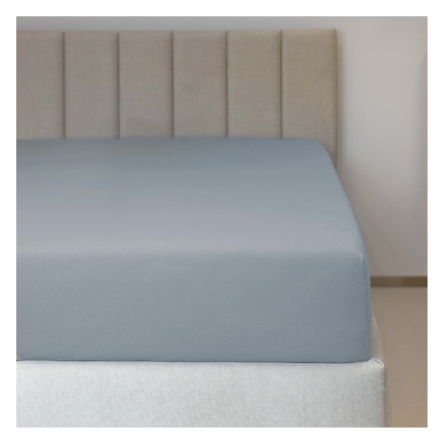 Jersey prostěradlo s lycrou č.67 holubí šedomodrá