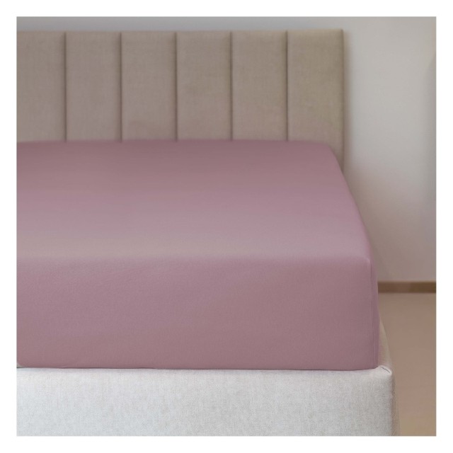 Jersey prostěradlo s lycrou č.68 starorůžová