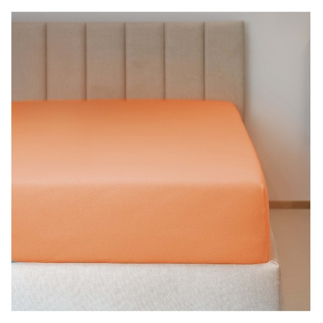 Jersey prostěradlo s lycrou č.8 broskvová