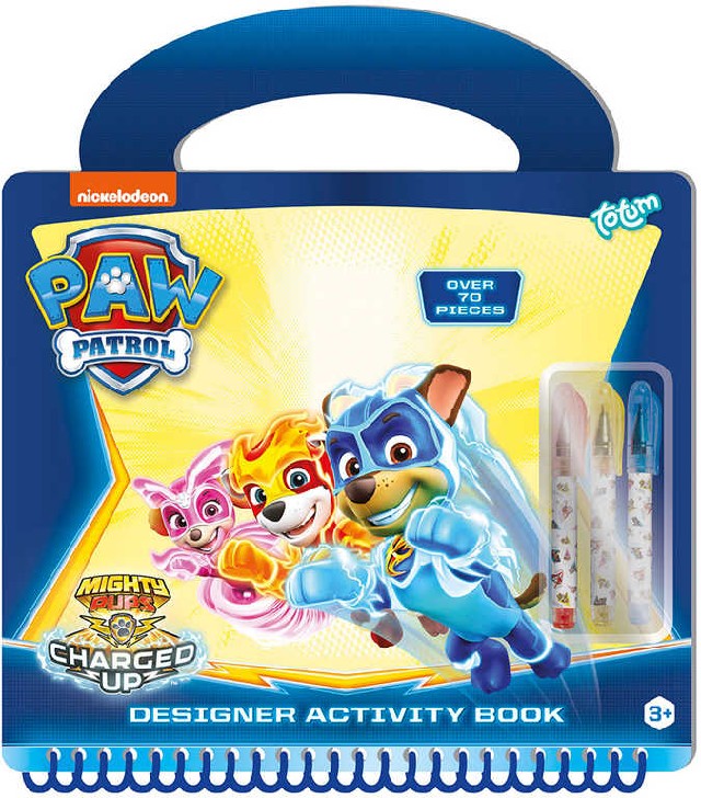 Kniha kreativní Tlapková Patrola (Paw Patrol) set se samolepkami