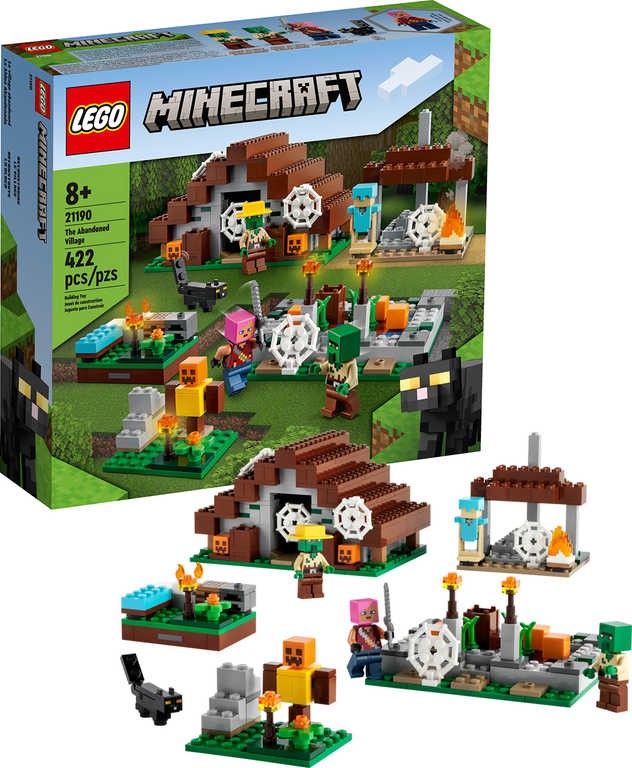 LEGO MINECRAFT Opuštěná vesnice 21190 STAVEBNICE