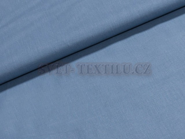 Metráž bavlna š.240 cm - azurově modrá