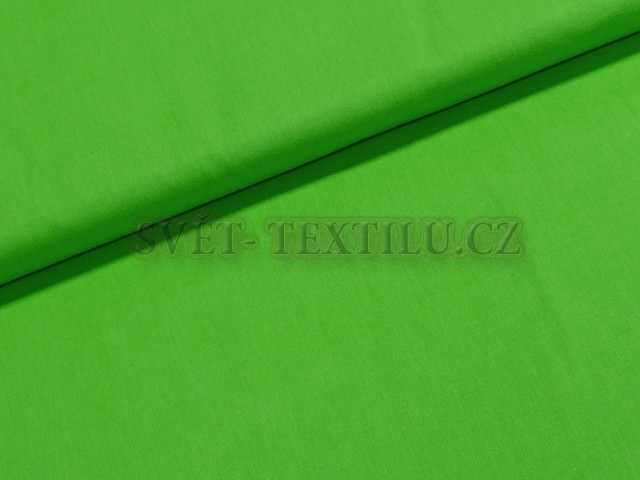 Metráž bavlna š.240 cm - jablkově zelená
