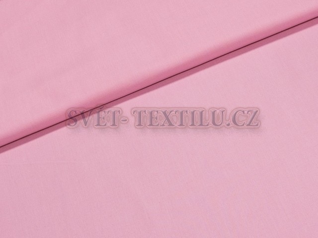 Metráž bavlna š.240 cm - světle růžová