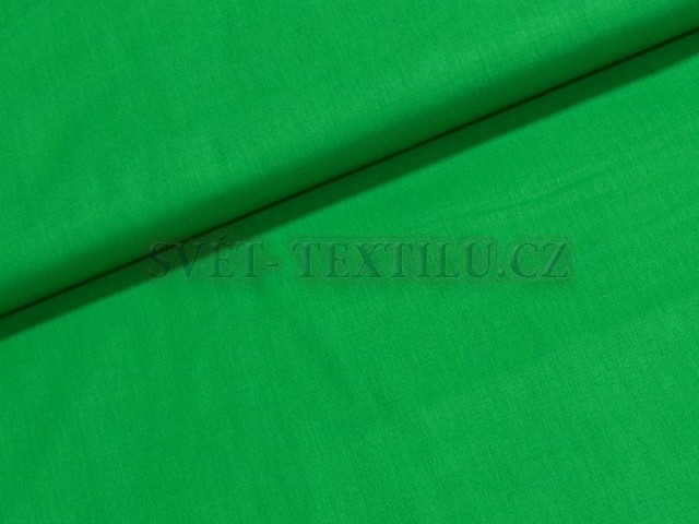 Metráž bavlna š.240 cm - trávově zelená