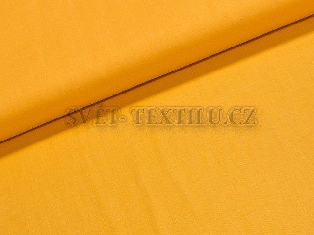 Metráž bavlna š.240 cm - žlutooranžová